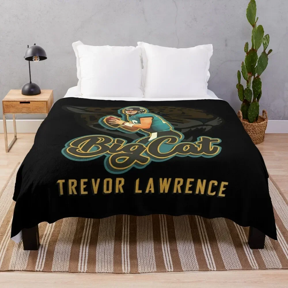 

Trevor Lawrence T-ShirtTrevor Lawrence_ Big Cat Throw Blanket Camping blankets ands Blankets