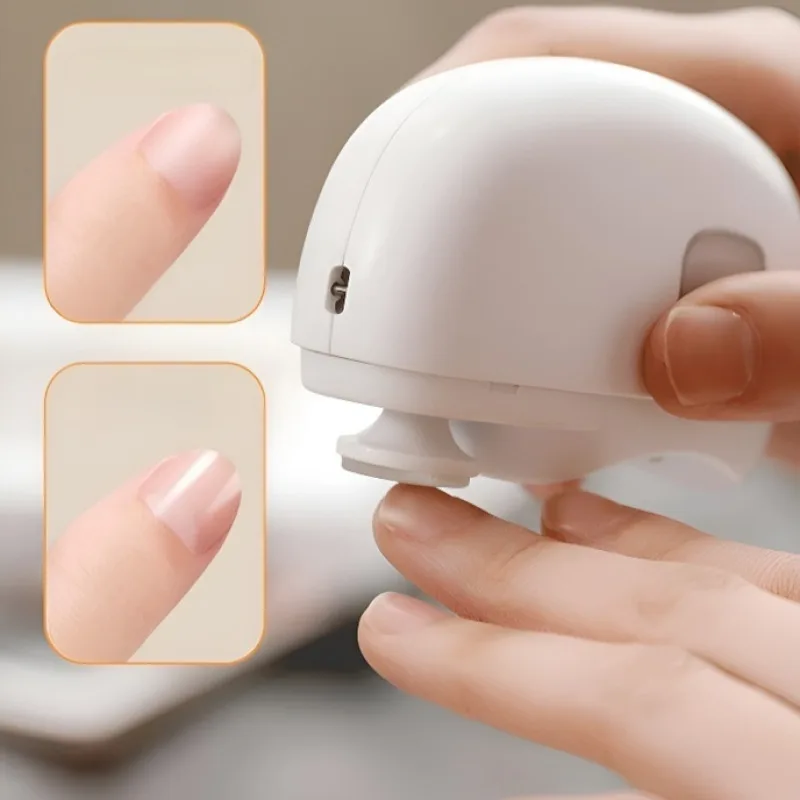 

Automatic Grinding Electric Nail Trimmer Anti Pinch Nail Cutter Safe Effortless Manicure Tool For Household Nail Grooming