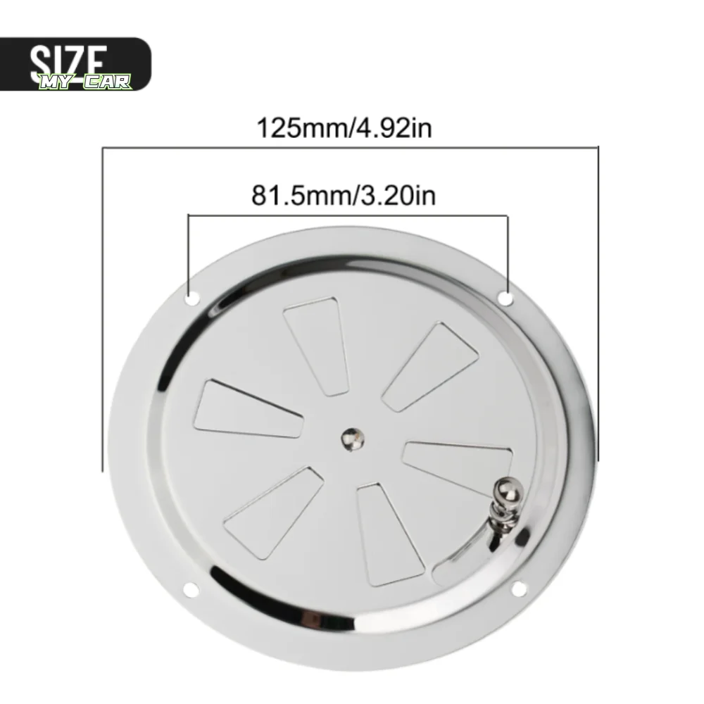 

316 Stainless Steel Boat Air Vent Polished Stainless Finish Adjustable Vent Marine Ventilation Long-Lasting Performance