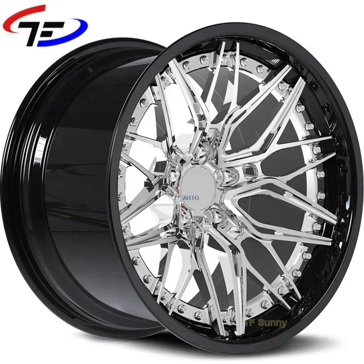 

24x12J Chrome 5x114.3 Forged Alloy Aluminum Passenger Car Wheels Ferrari Fitment