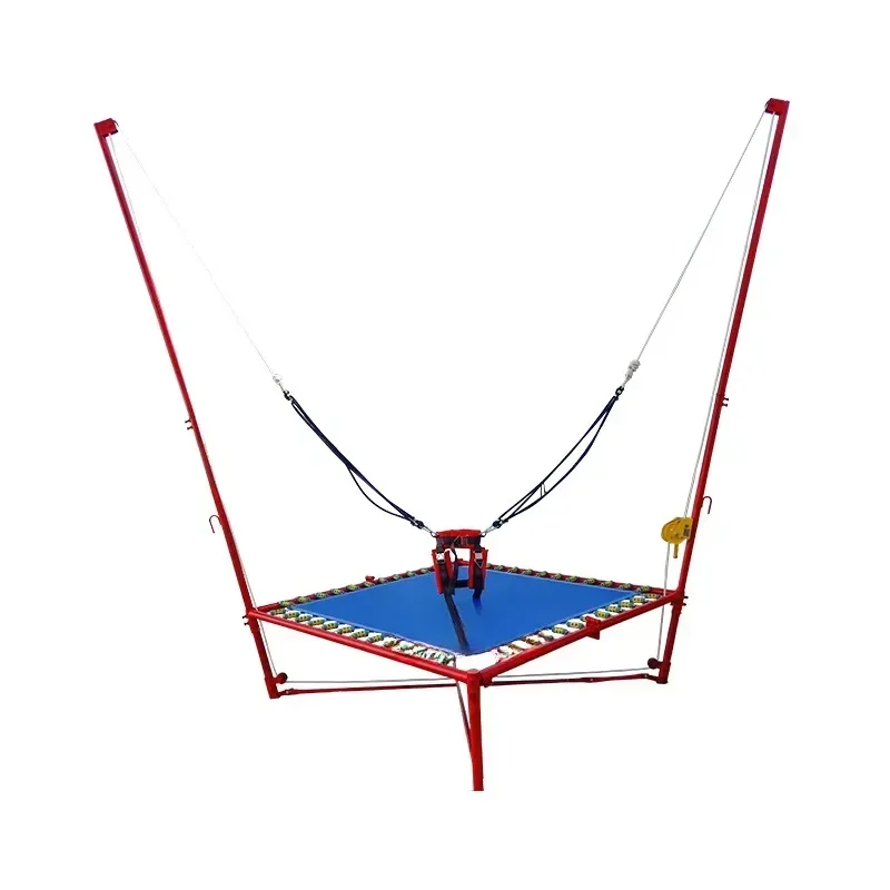 Outdoor High Density Single Bungee Jumping Bungee Trampoline For Kids And Adults