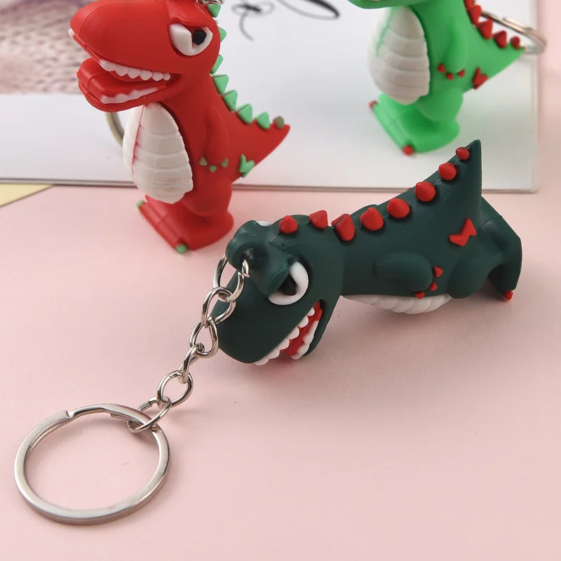 New Cute Cartoon Dinosaur Key Chain Accessories High Quality Animal Pendant Keychain Jewelry Gifts