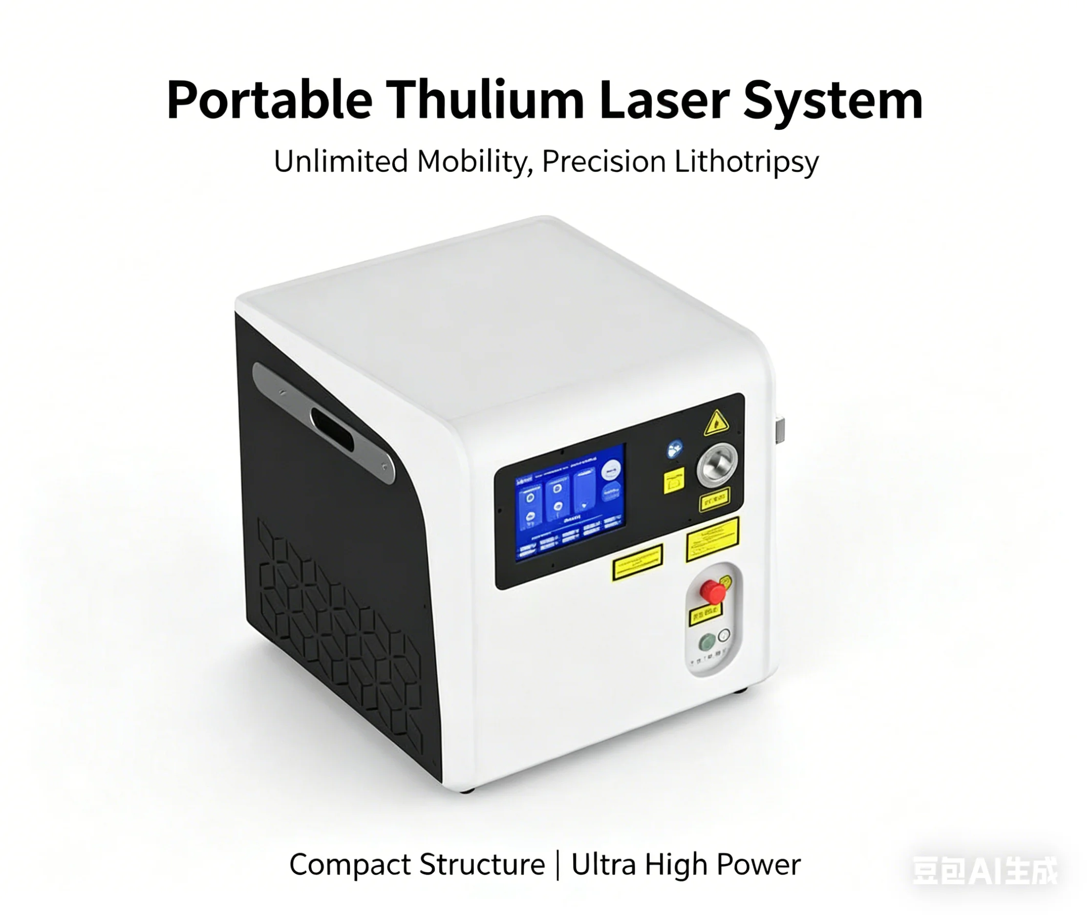 Veterinary Surgical  Instrument Portable Holmium Laser System Animal Urological Lithotripsy Machine for Pet Clinic Use