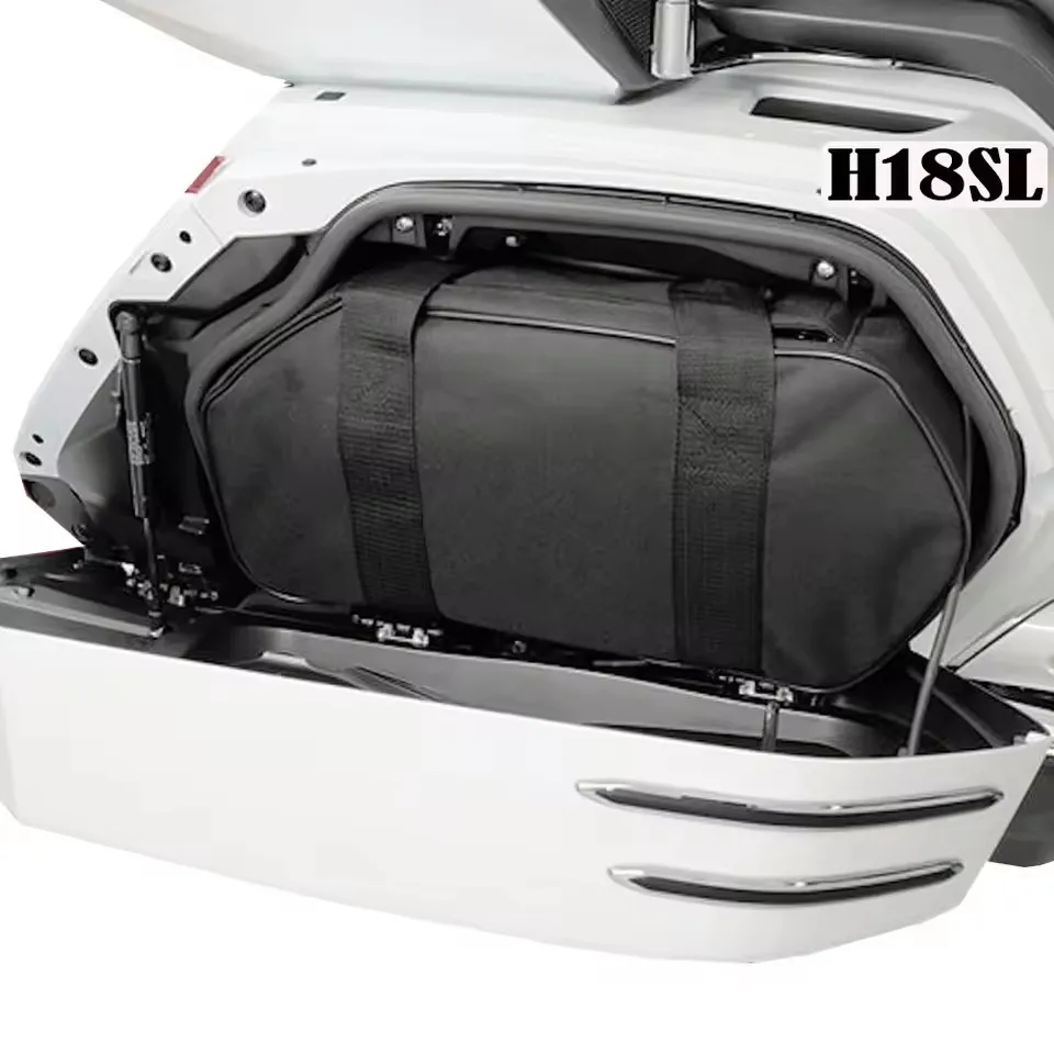 For Honda Goldwing GL1800 Motorcycle Bag Side Case Inner Bags Luggage Bags Black Tool Bags Waterproof 2018-2024