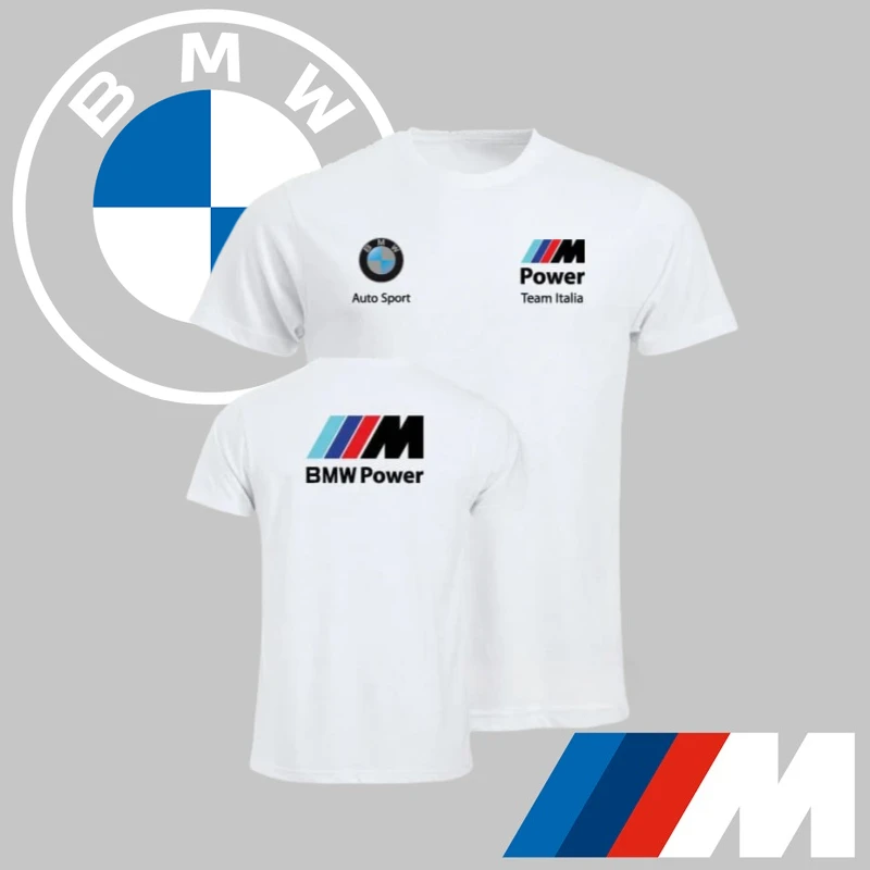 

Новинка 2025 года, мужская быстросохнущая футболка BMW, высококачественная классическая футболка, удобная повседневная спортивная дышащая футболка с короткими рукавами, мото