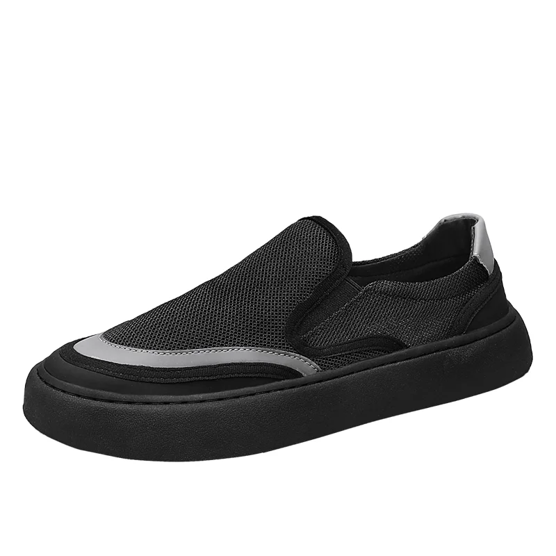 Fashion Men Loafers Summer Casual Shoes Male Good Quality Flat Canvas Sneakers Men New Breathable Menโs Slip On Vulcanized