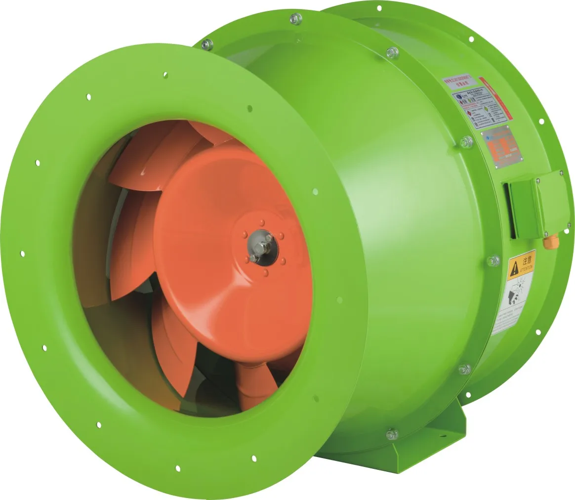 Ventola a flusso diagonale CRF 700 mm per essiccazione di cereali con deflettore