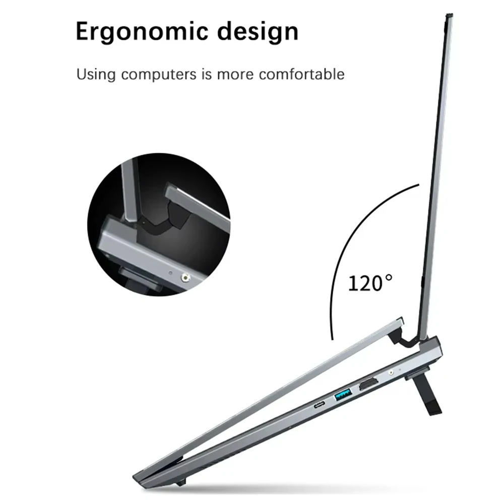 16+16 Zoll Dual Screen Laptop Intel i7-1360P Windows 11 2*DDR4 MAX 64GB M.2 2280 2TB SSD WIFI Dual Screen Notebook Computer