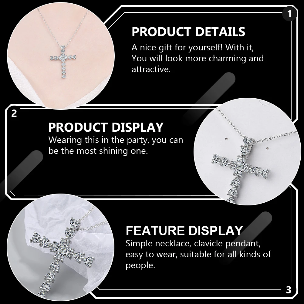 

Creative Zircon Stylish Pendant Women Jewelry Classic Clavicle Chain Gift Fashion Necklace Neck Pendant