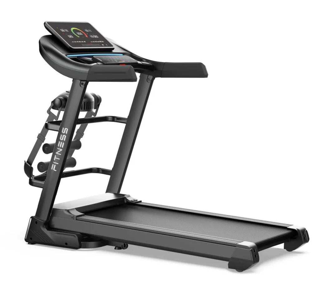 

Indoor Luxury Electric Steel Treadmill Foldable Multifunctional Walking Climbing Durable 150kg Capacity For Household Gym Use