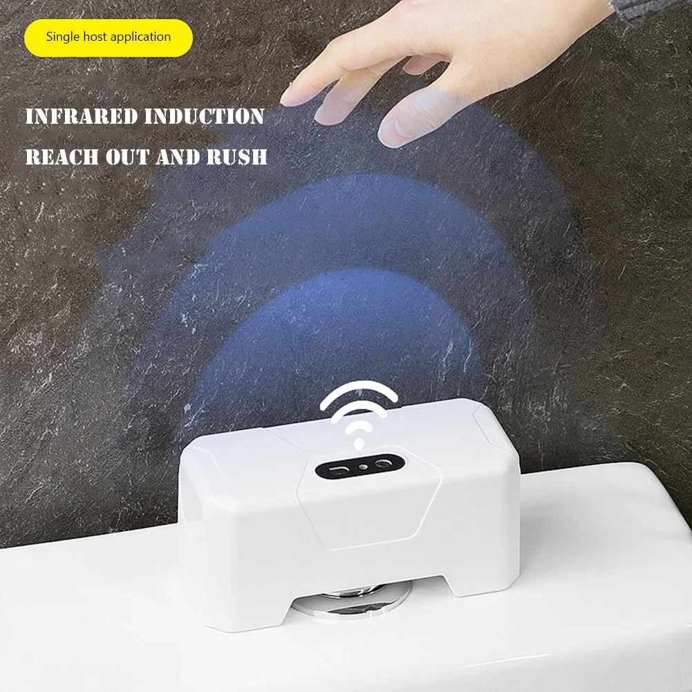 1800mAh Touchless Toilet IR Sensing Toilet Flush Sensor Button Flush Intelligent for Bathroom On-touch Switch