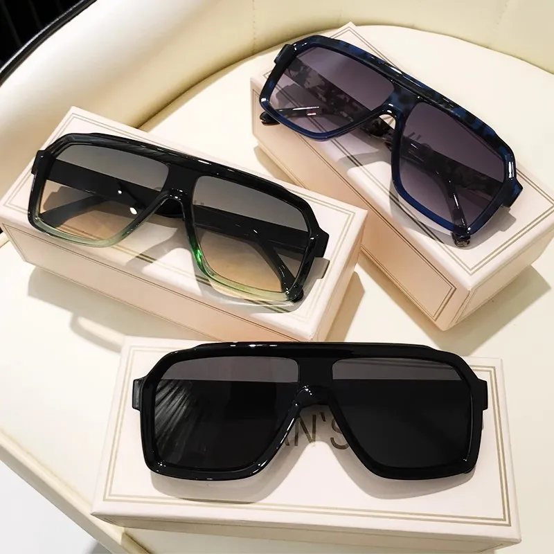 Novos Óculos de Sol Vintage Quadrados para Mulheres e Homens, Óculos Retangulares para Mulheres, Óculos de Sol para Homens e Mulheres