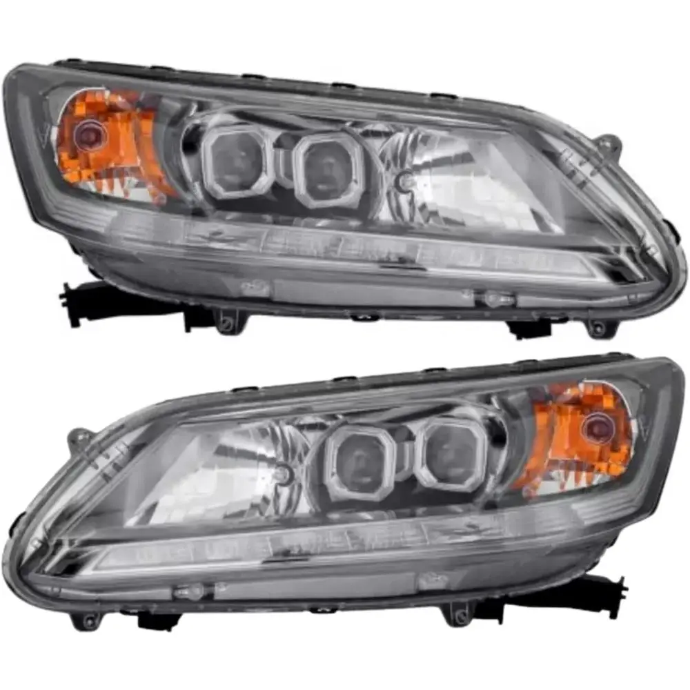 

light Assembly Compatible with da 2013-2015 Accord Touring, Hybrid Sedan, lamp with LED DRL Including Bulbs, Let&Right, 33100-T2