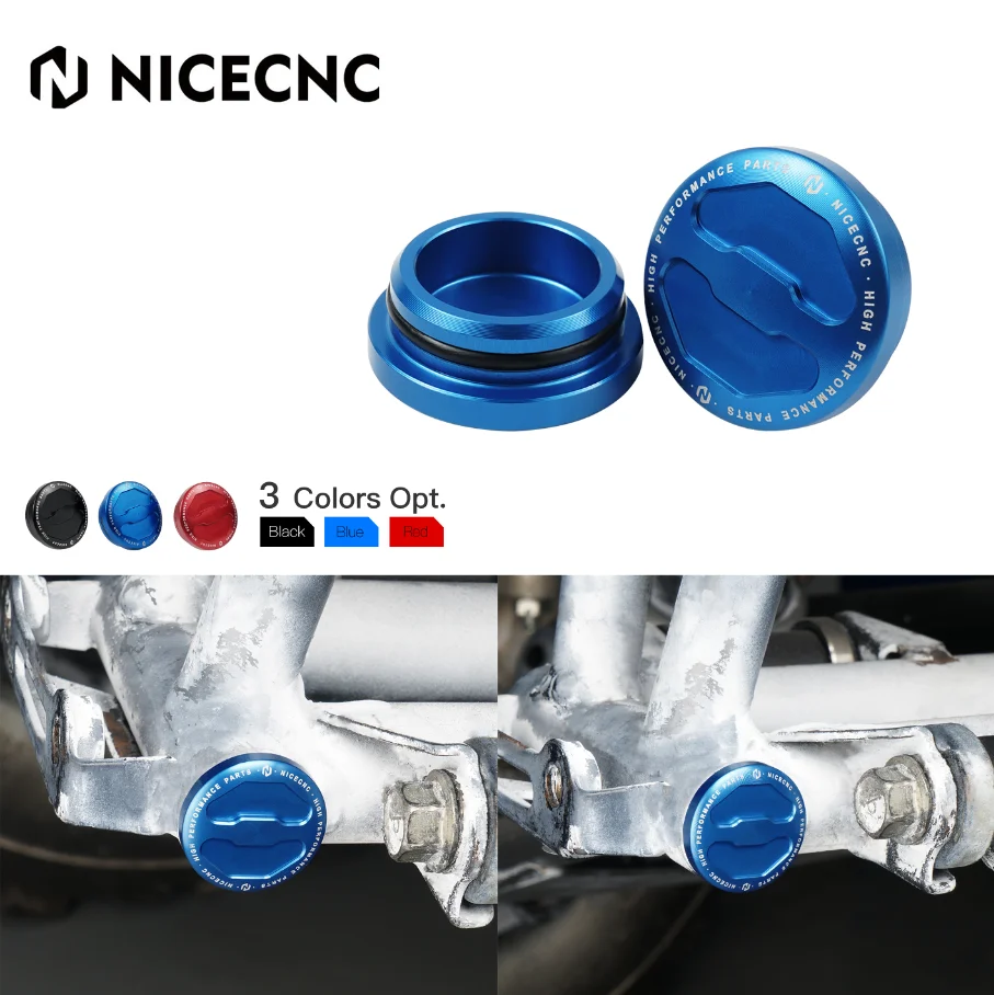 

NICECNC For YAMAHA Raptor 700 ATV 2PCS Special Shape Plug Cover Cap For Yamaha Raptor 700R YFM Accesorios Aluminum Alloy