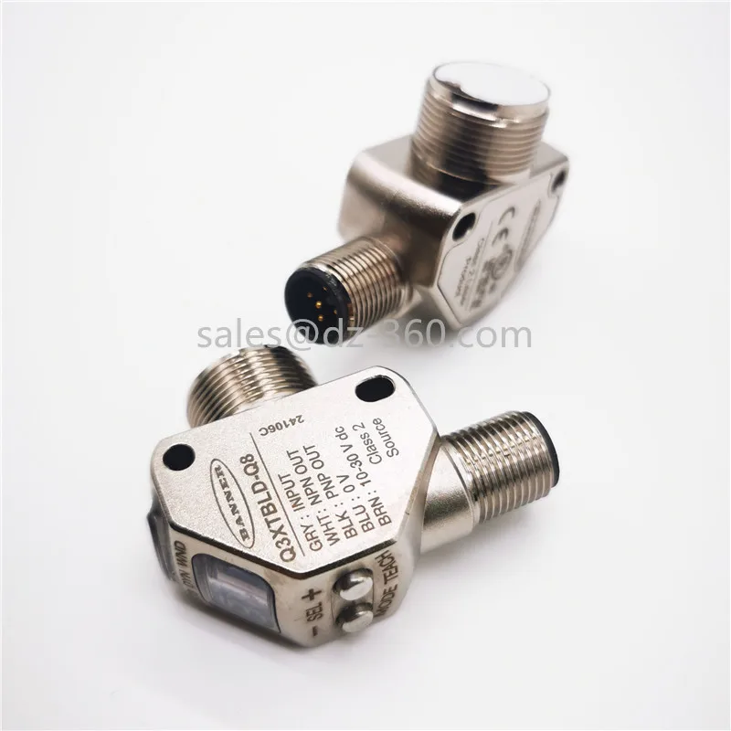 

BANNER Q4XTKLAF300-Q8 Q4XTKLAF600-Q8 Q3XTBLD-Q8 Industrial laser distance sensor 10-30V dc Brand new in stock
