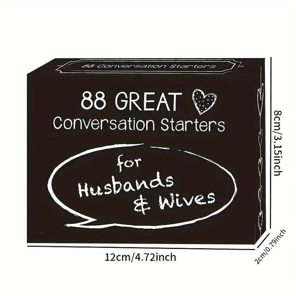 88 Great Starters For Husbands And Wives Romantic Card Games UK