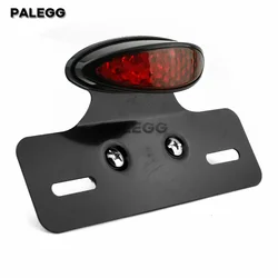 Motorcycle LED Tail Turn Signal Light Integrated Tail Brake Stop Running License Lamp Universal Motorbike Taillight Assembly