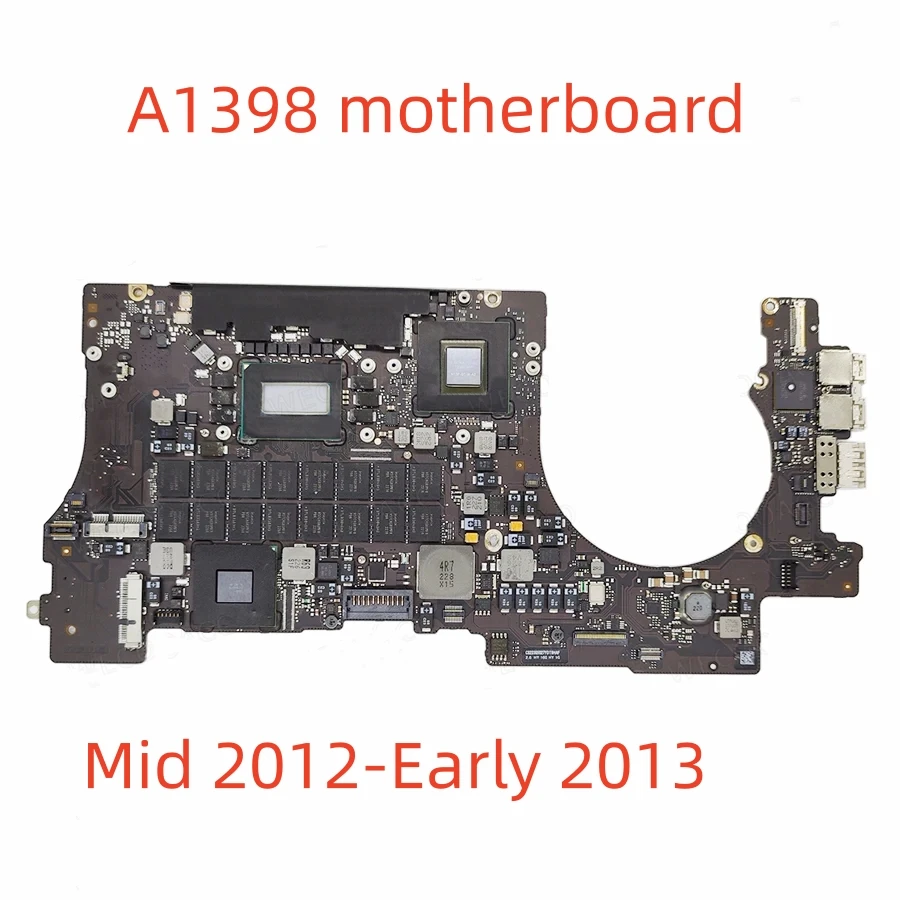 

Tested A1398 motherboard i7 8GB 16GB for Macbook Pro Retina 15 "A1398 logic board 820-3332-A (Mid 2012-Early 2013)