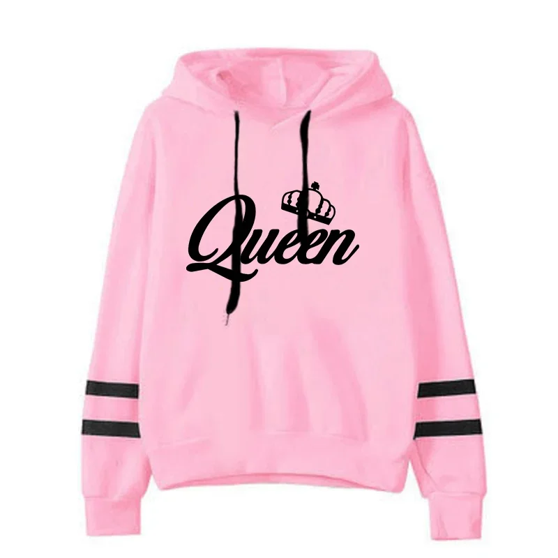 Pullovers Hoodies Hot Sale Autumn Winter Versatile Stripe Women Sweatshirts Style Fashion Casual Sports Daily Simplicity Quality