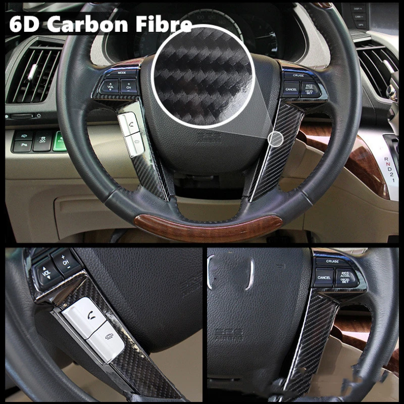 6D Carbon Fiber Vinyl Wrap Film Air Bubble Free Car Body Door Edge Anti -Scratch Paint Protection Self Adhesive