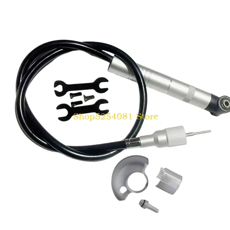 AXYC 90 درجة الهواء المطحنة الهوائية أداة طاحونة طاحونة مجموعة أدوات تلميع مجموعة نقل طاحونة كهربائية استبدال رأس استبدال #2