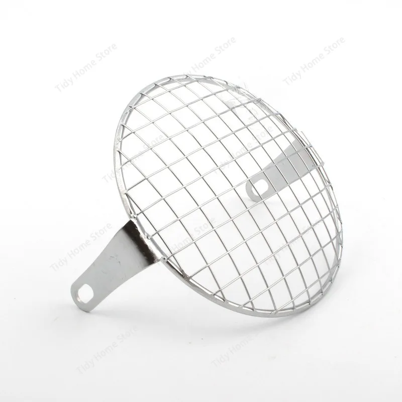 

Motorcycle Parts Suitable for Harley-Davidson Cruiser Crown Modified Retro Headlight Head Mesh Lampshade