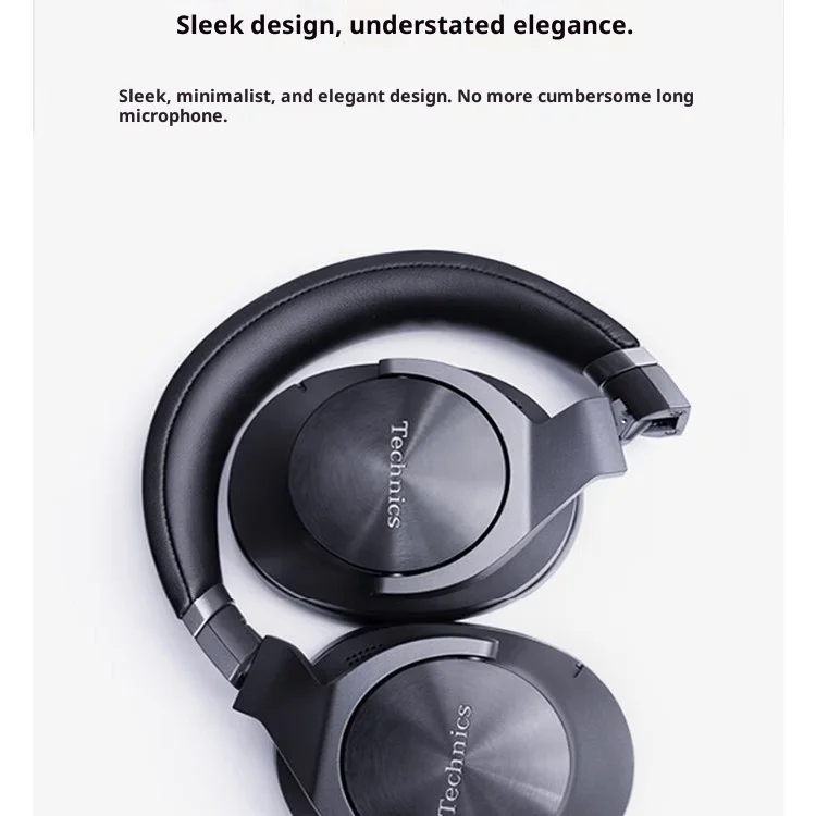 테크닉스 EAH-A800 헤드마운트 블루투스 헤드폰, 무선/유선 01 하이브리드 노이즈 캔슬링, 빠른 충전, 긴 배터리 수명