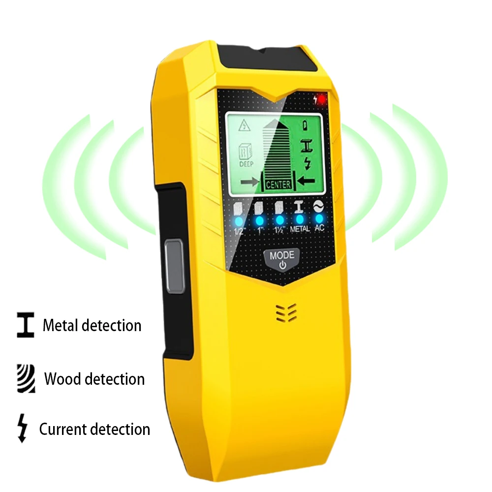 5 In 1 Electronic Wall Detector Finders Multifunctional Handheld Metal Detector Stud Wood Finder Electronic Measuring Instrument