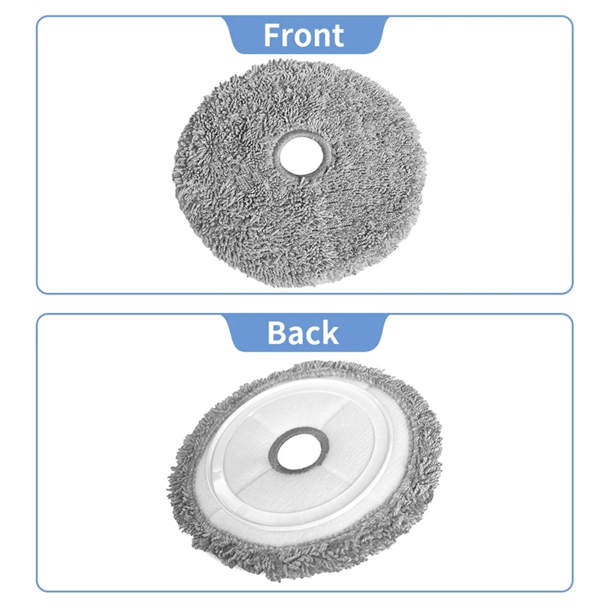 Pièces de rechange pour aspirateur Xiaomi Lysie à W2, filtres de brosse latérale, accessoires de chiffon de vadrouille