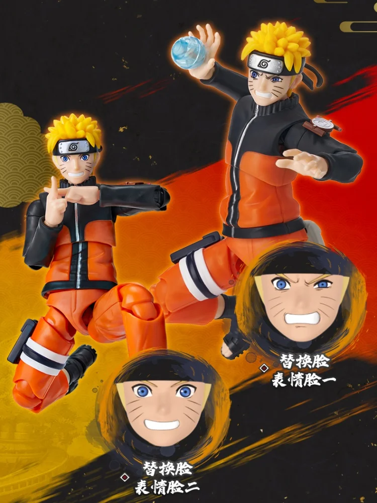 Blokees originali Naruto Shippūden Action Figures Uzumaki Naruto Modello di assemblaggio Giocattoli Uzumaki Boruto Anime Champion Class Gift