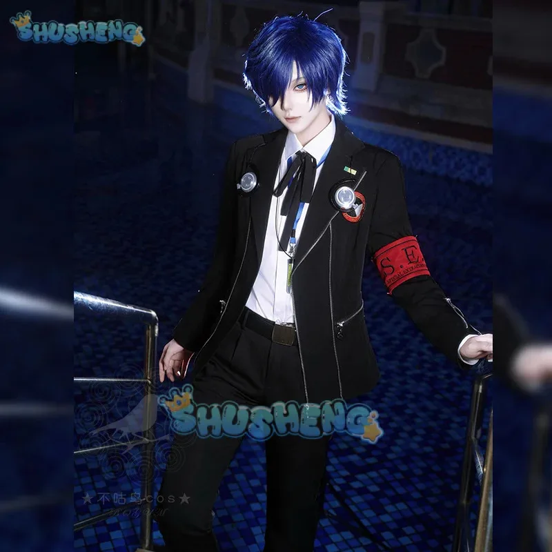 

Юки Макото Косплей Костюм Игра Persona 3, школьная форма, костюмы для красивых мужчин, рождественское карнавальное платье, вечерние Shusheng