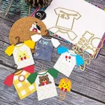 Baby T Shirt Tuch/Tier Bär Katze Metall Stanzformen gestanzt goldene Stirbt für Geschenk Papier Handwerk handgemachte Kartenherstellung DIY Scrapbooking