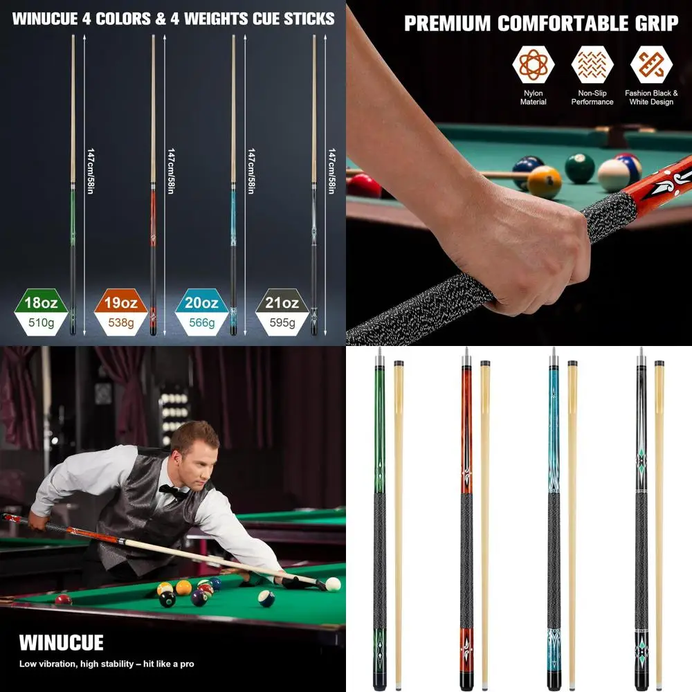 Set Of 4 Maple Wood…