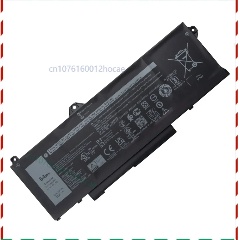 

Новый аккумулятор GRT01 для Dell Latitude 5421 5521 Precision 14 3470 Alienware m17 R5