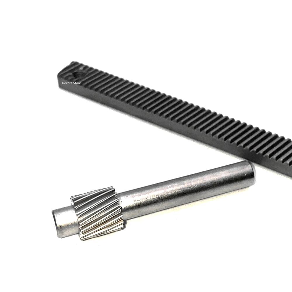 Precision Adjustment Gear Rack 0.5M 17T 100MM Rack Sliding Platform Steel Gear Lifting Table