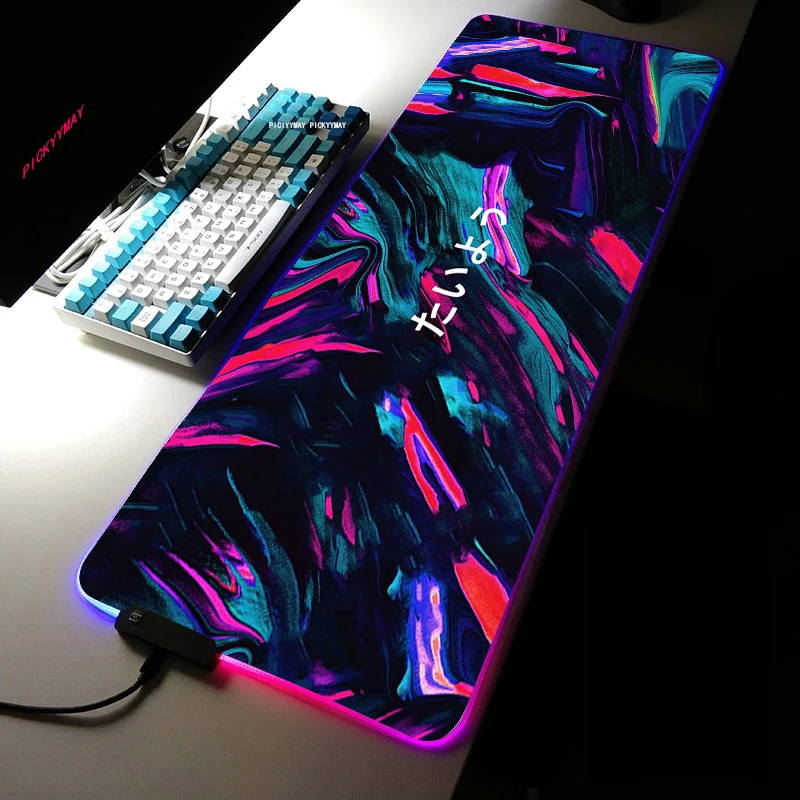 

Strata RGB Mousepad 900x400x3mm Cloud Gaming Mouse Pad Gamer Mat Computer Desk Padmouse Keyboard Colorful Locrkand Play Mats