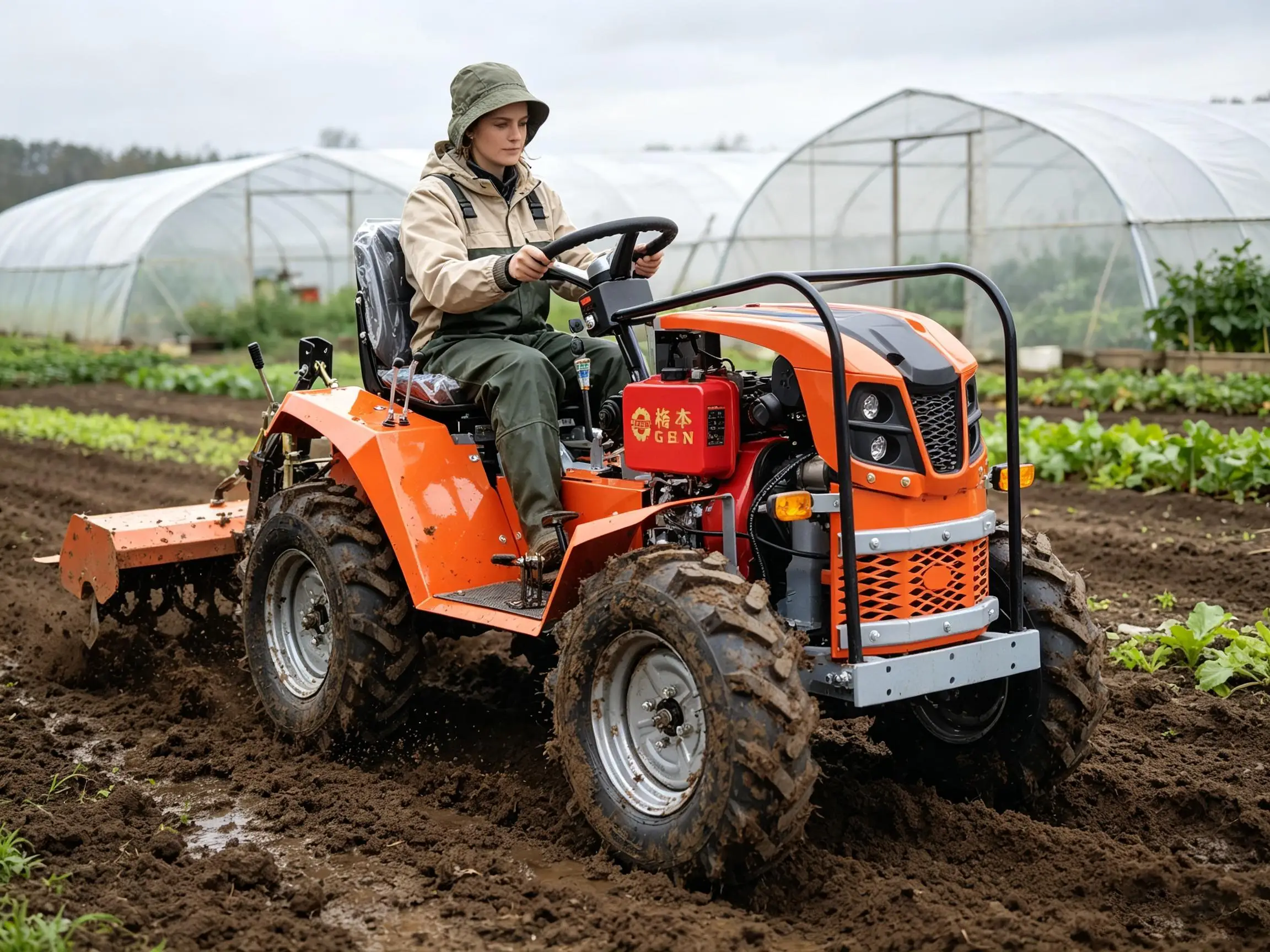 小型農業用ホイールトラクター、送料無料、ローダー、ロータリー - Mini Bulldozer Attachments のレビューと価格