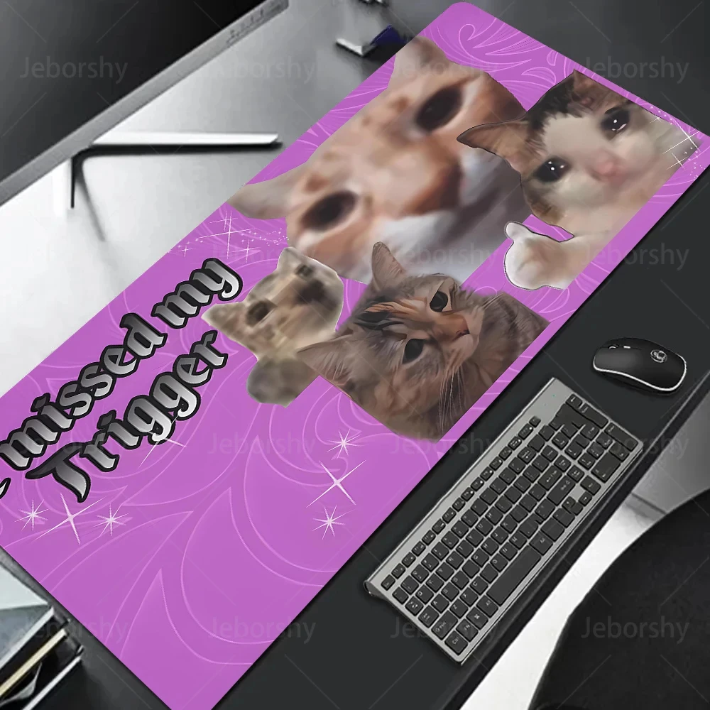 I Missed My Trigger Moment. Funny Design Mouse Pad, Gaming Mat, Large Size, Computer Office Mouse Pad, Non-Slip Gaming Mat, Party-Friendly Carpet
