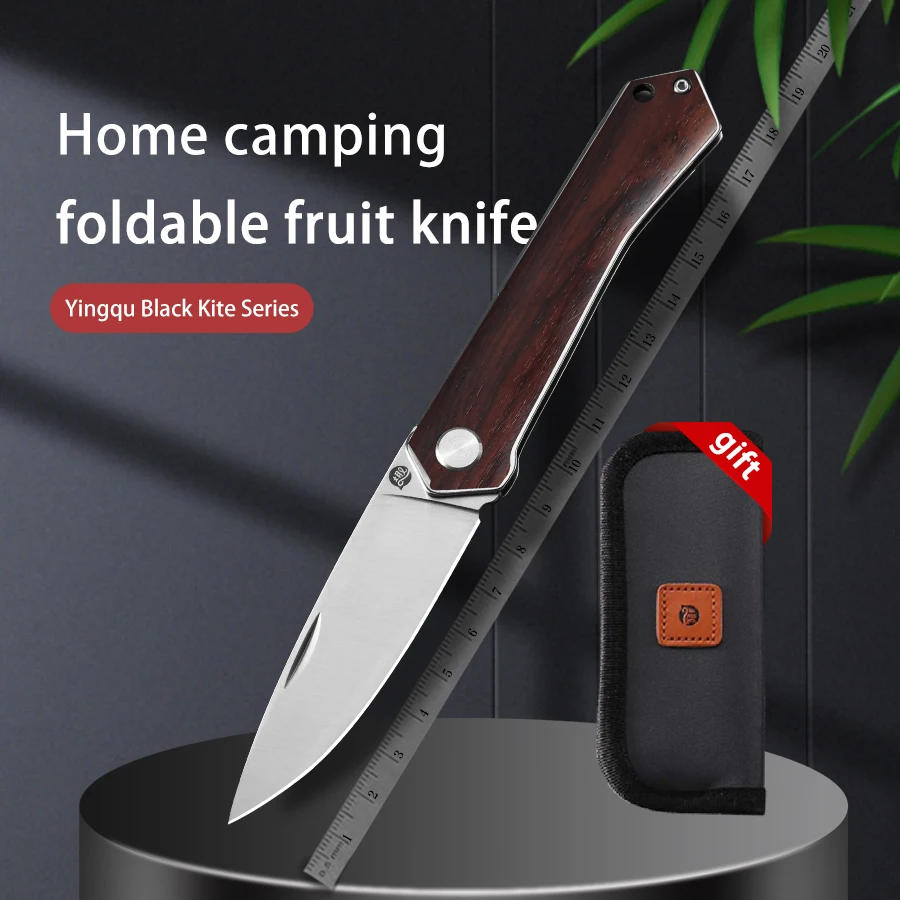 

Stainless steel folding knife for outdoor camping cutting, portable, high hardness, corrosion resistance