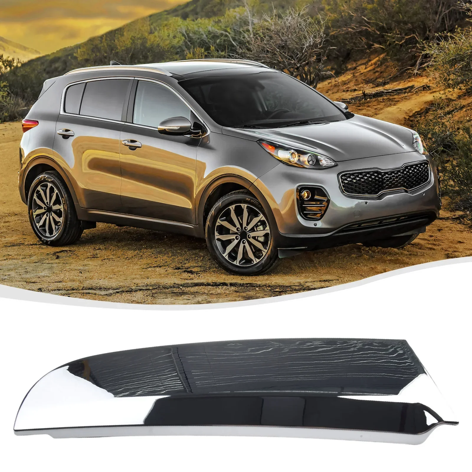 Rear Door Molding Garnish Molding Left Rear Door Pillar Molding Fit For Kia Sportage 11-16 832703W010 Hot Sale 100% Brand New