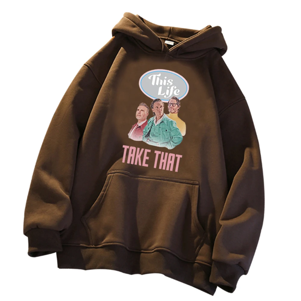 Take That Hoodie This Life Album Hoodie Harajuku Long Sleeve Sweatshirts Take That Fan Gift Unisex