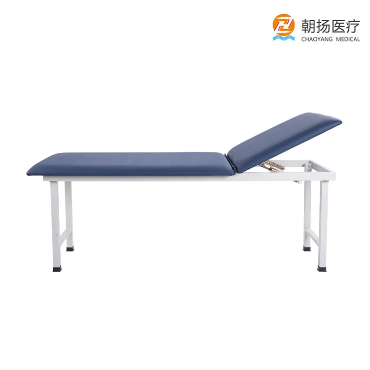 أثاث المستشفى الصلب الميكانيكية قابل للتعديل الظهر سرير المريض الطبي فحص الأريكة السرير مع أرجل قابلة للطي #6