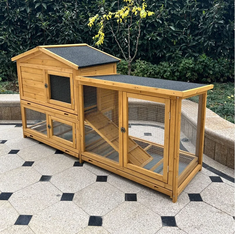 

2025 Wood Rabbit Pigeon Duck House Designs Large Outdoor Other Pet Chicken Cages Birds Dog Kennel for Raising Pets