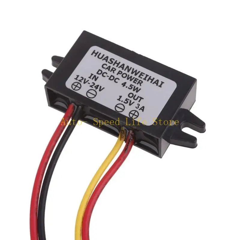 منظم فولتية السيارة 12-24 فولت إلى 1.5 فولت محولات تنحى وحدة طاقة تنحى لموازين حرارة الساعات الإلكترونية