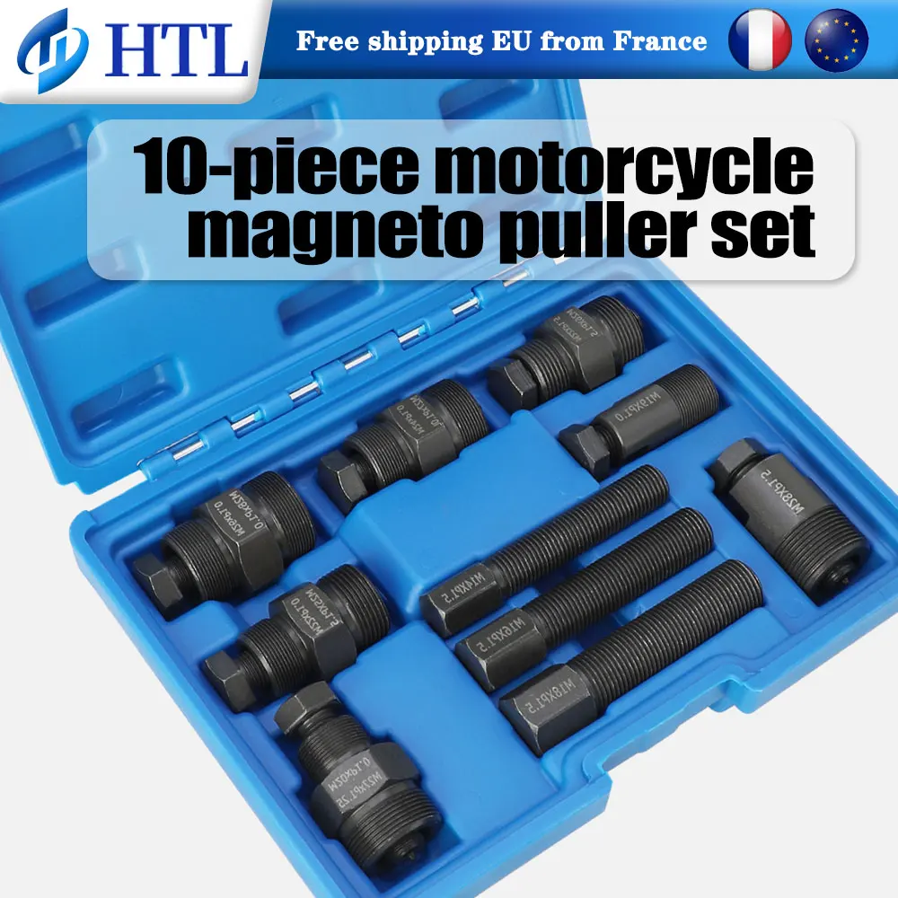 Extracteur de Volant Magnétique Universel 10Pcs, Outil de Réparation pour Moto, Scooter, Quad, ATV et Dirt Bike