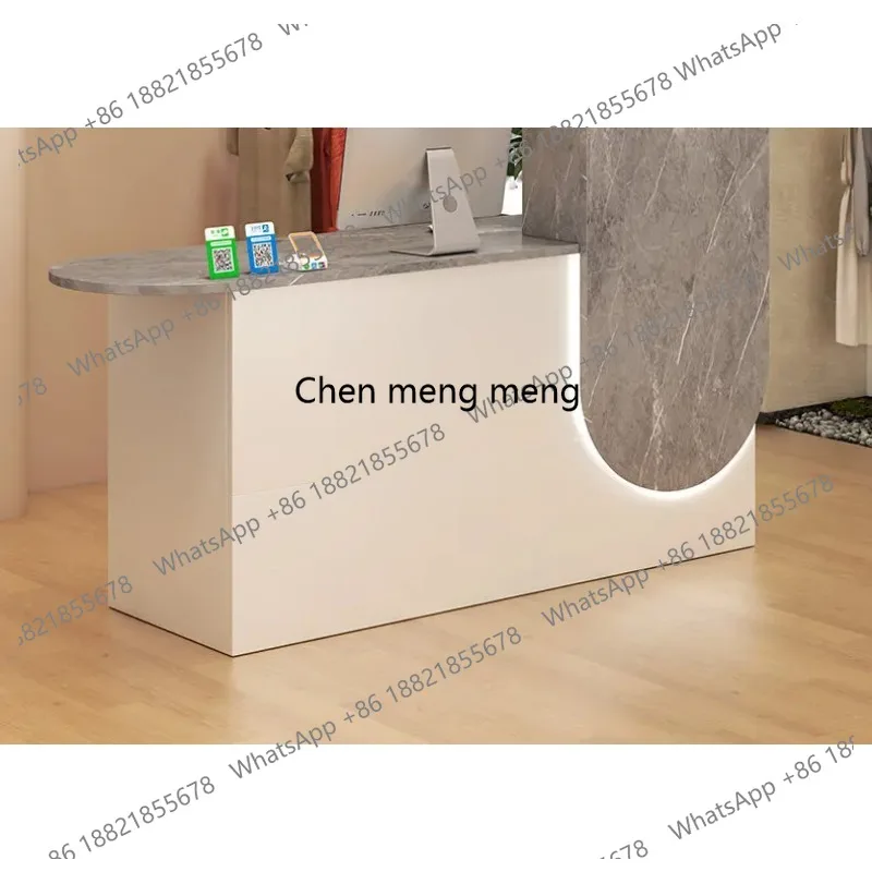 

Reception Reception Desk Counter Shop Study Front Infodesk Reception Desk Luxury Modern Work Comptoir Caisse Corner Furniture