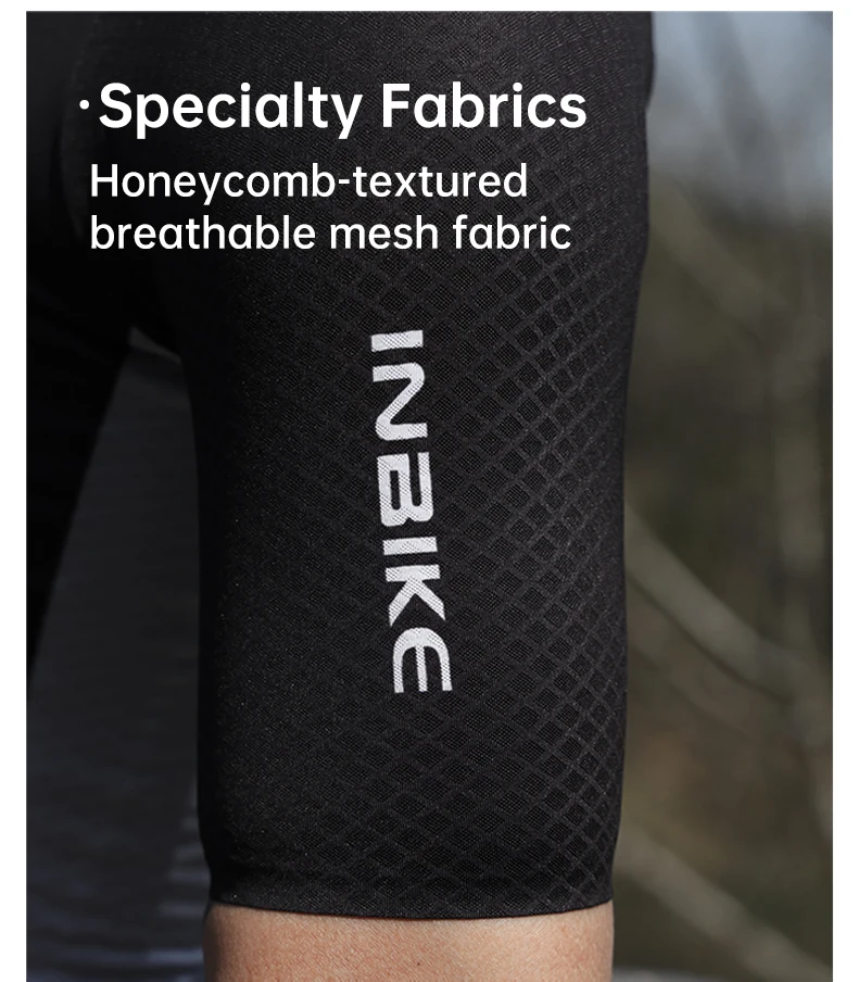 INBIKE Professionelles Radtrikot für Herren, Sommer, atmungsaktiv, schnell trocknend, kurzärmelig, für Rennradfahren, mit Taschen – Detail 4