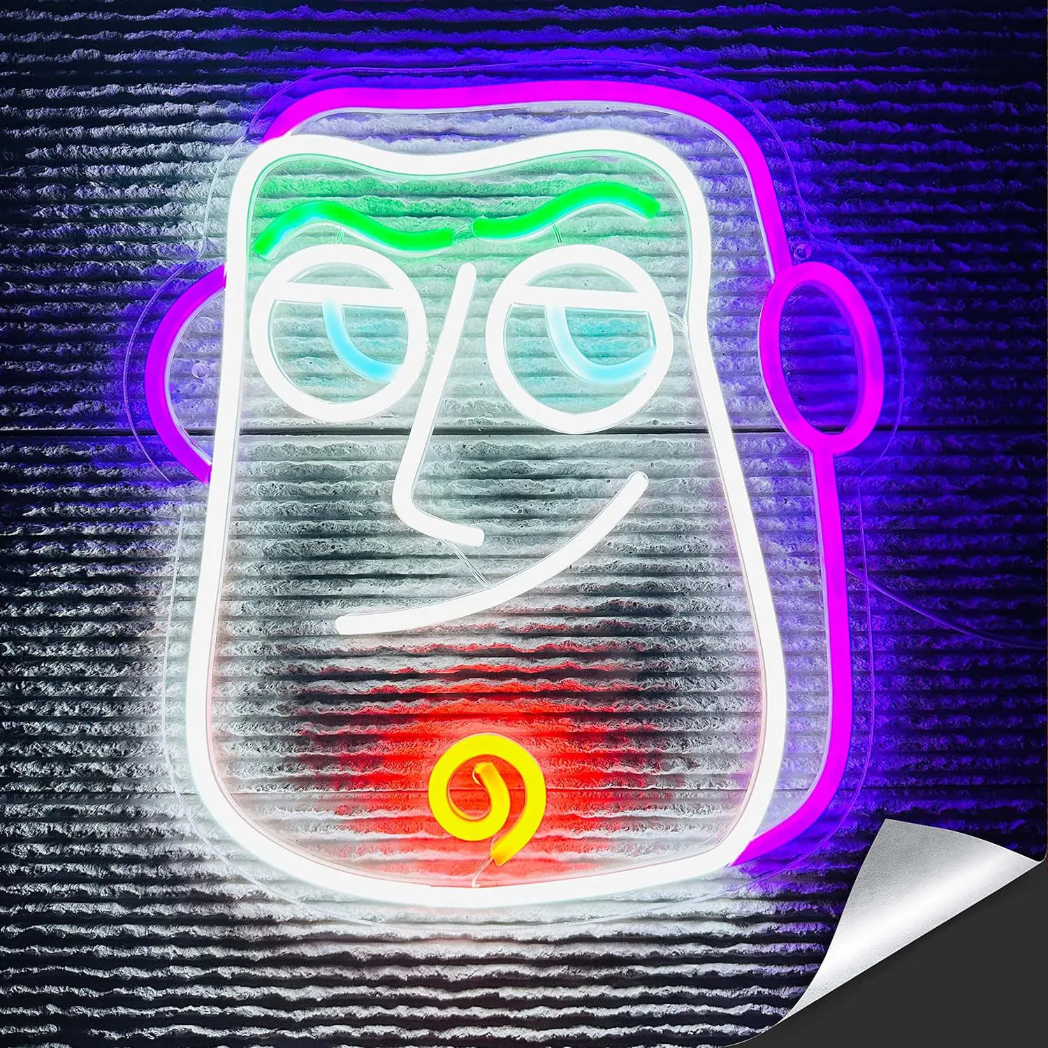 アニメledネオンライトサイン-宇宙飛行士ネオンサイン-壁飾り-キャンディランド-誕生日パーティー-幼稚園-保育園-教室装飾