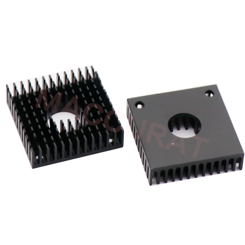 MK7 MK8 Heat Sink 3D Printers Parts 40mm*40mm*11mm Black Heatsink 40x40x11mm Accessories Aluminum Alloy Cooling Fins Sinks Part