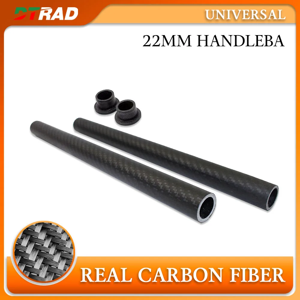 2PCS Carbon Fiber 22mm 7/8\